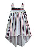 A.T.U.N. All Things Uber Nice Cotton Empire Dress (GDRS HLH MUL_Multi Stripe_6-7 Years)