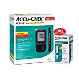 Accu-Chek Active Blood Glucose Meter Kit, Vial of 10 strips free (Multicolor)