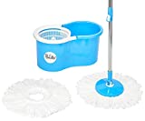 Amazon Brand - Presto! Spin Mop Set with Easy Wheels and Extra Mop Refill