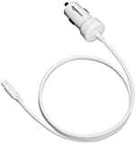 AmazonBasics Apple Certified High Speed Lightning Car Charger with Straight Cable- 5V 12W - 3 Foot - White