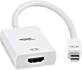 AmazonBasics Mini DisplayPort (Thunderbolt) to HDMI Adapter - White