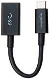 AmazonBasics USB Type-C to USB 3.1 Gen1 Type-A Female Adapter (OTG) - Black