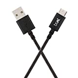 boAt Indestructible USB Type-C to USB-A 2.0 Male Cable for Type C Phones, 1 Meter (3.3 Feet) -(Black)