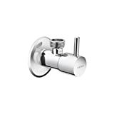Cera F8040204 Stainless Steel Angle Cock with Wall Flange (Silver)
