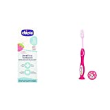 Chicco Toothpaste (Strawberry), 50 ml & Chicco Toothbrush (Pink)