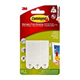 Command Medium Picture Hanging Strip, Holds 5.4 kg, No Drilling, Holds Strong, No Wall Damage (White, 4 Pairs)