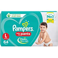 Pampers New Diaper Pants, Large, 64 Count