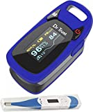 Dr Trust (USA) Professional Series Finger Tip Pulse Oximeter With Audio Visual Alarm and Respiratory Rate(Blue)