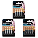 Duracell Alkaline AA Battery with Duralock Technology - 12 Pieces