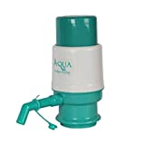 Flip Zone Unity Plastic Hand Press Manual Aqua Water Pump Dispenser for Bottled Drinking (Green, Standard Size)