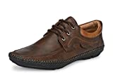 Mactree Men Flexible-Stitched Sole Premium Formal Shoes for Men D-K10 Brown-Tan_8