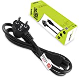 Gizga Essentials Laptop Power Cable Cord- 3 Pin Adapter Isi Certified(1 Meter/3.3 Feet)