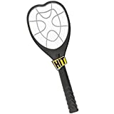 HIT Anti Mosquito Racquet - Rechargeable Insect Killer Bat with LED Light (6 Months Warranty)