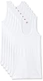 LUX VENUS Men's Cotton Vest (Pack of 6) (8904209874078_Venus_WH_RN_90_White)