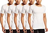 VIP Supreme Men's Half Sleeve Cotton Vest (Pack of 5) (White, 90)