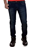 Ben Martin Men's Relaxed Fit Jeans (BM007-JJ-3-DBGT-34-01_Dark Blue with Green Tint_34)