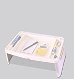 JOYO Multifunctional Portable Foldable Plastics Desk -White
