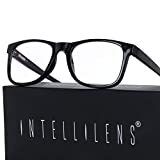 IntellilensÂ® Premium Blue Cut Zero Power Navigator Spectacles with Anti-glare for Eye Protection from UV by Computer Tablet Laptop Mobile (Unisex)