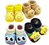 BabyGo Boys' Assorted Modern Shoes -Small (Set of 4 Pairs)
