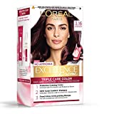 L'Oreal Paris Excellence Creme Hair Color, 3.16 Burgundy, 72ml+100g