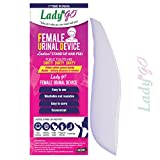 Lady Go Reusable Female Urinal Device With Free Satin Carry Pouch (Lavender)