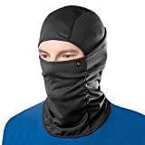 Le Gear Face Mask Pro+ for Bike, Ski, Cycling, Running, Hiking - Protects from Wind, Sun, Dust - 4 Way Stretch - #1 Rated Face Protection Mask (Black)