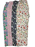 Jyoti Women's Cotton Printed Pajama (Pack of 4) (sc-246parent_Multi color_Large)