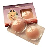 MYZA Women's Reusable Nipple Cover - Silicone Nipple Cover Bra Pad - Adhesive Reusable Nipple Pads - Thin Silicone Nipple Cover Pasties