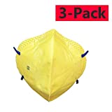 Mask Anti Pollution & Dust (Yellow,Pack of 3)