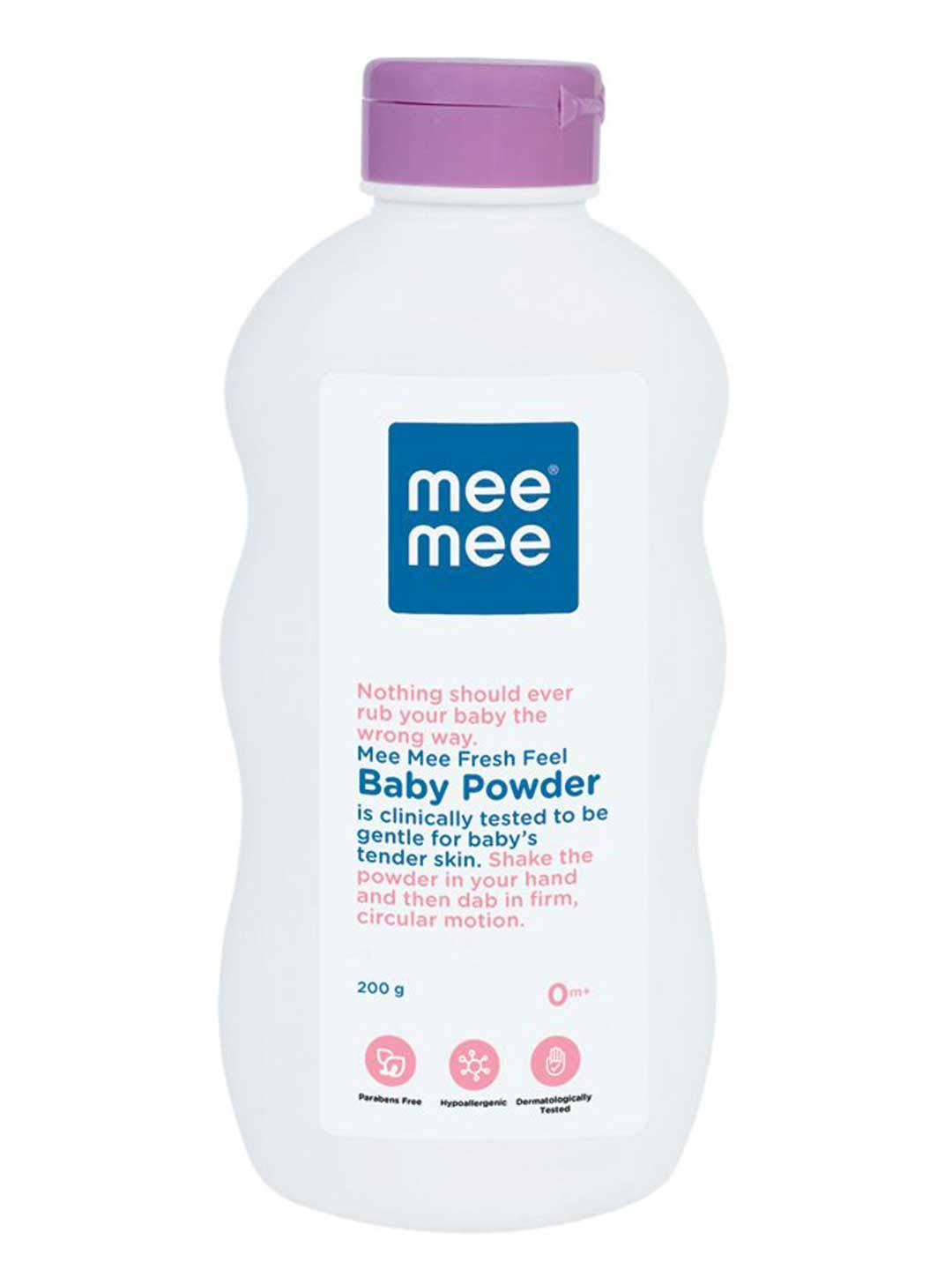 Mee Mee Baby Powder (Fresh Feel - 200 g (Single Pack))