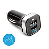 Mivi CC231 3.1A Dual Port Smart Wall Charge Adapter - (Black)