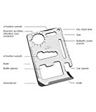 Mobilegear 11 in 1 Stainless Steel Pocket Survival Tool Kit