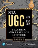 NTA UGC NET/SET/JRF : Teaching & Research Aptitude Paper 1|Fourth Edition|BY Pearson