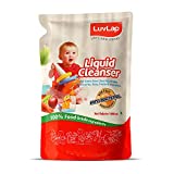 LuvLap Liquid Cleanser Refill, Anti-Bacterial, Food Grade, For Baby Bottles, Accessories and Vegetables, 1000ml