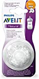 Philips Avent Natural 2. 0 Teat Fast Flow for 6 Months+ (Set of 2 Units) SCF044/27
