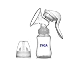 SYGA Manual Breast Pump with Feeding Nipple