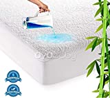 OYO BABY Waterproof Mattress Protector Hypoallergenic Double Bed King Size Cover (White, 72