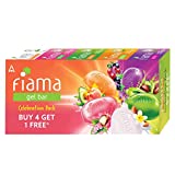 Fiama Gel Bar Celebration Pack with 5 unique Gel Bars , 125g (Buy 4 get 1 Free)