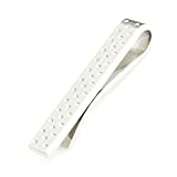 Peluche Dotted Silver Super Sleek - Tie Pin for Men