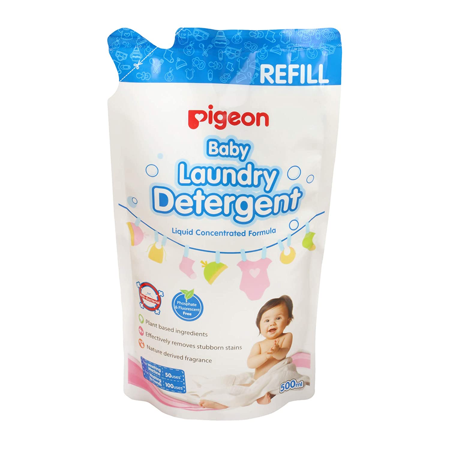 Pigeon Laundry Detergent (Liquid) 500ml (Refill)
