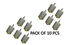 ROBO EQUIPMENT>Small DC Motor 6v, High-speed, for RC Toys and RC Cars [ PACK OF 10 PICES ]