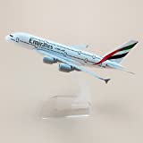 Sage Square 1:300 Emirates Airbus A380-861 Scale Highly Detailed Souvenir Metal Model Airplane Aircraft Collection