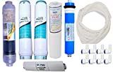 Shapure Ro Service Kit With Membrane & Filter For Water Purifier (All Type) (Ro Membrane Inline+Spun+Carbon+Sediment+Vontron)(Pack Of 8)