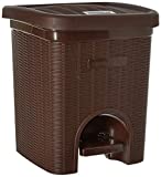 Signoraware Modern Lightweight Dustbin for Home and Office 12Ltr, Brown