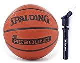 Spalding Basketball Rebound 5 Combo ( Spalding Nba Rebound Brick, Size 5 + Niva Ball Air Pump)
