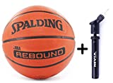 Spalding Basketball Rebound 7 Combo ( Spalding Nba Rebound Brick, Size 7 + Niva Ball Air Pump)