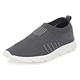 Bourge Men's Vega-6 Grey Running Shoes-8 UK (42 EU) (9 US) (Vega-6-08)