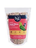 The Birds Company Seed Blend of 9 Grains & Nuts, with Spirulina & Cuttlefish Bone, Bird Feeder Food Refill for Wild Birds, Indian Parrot, Sparrow, Pigeons, Doves, 450 g
