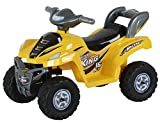 Toy House Desert King Small ATV Bike 6V Rechargeable Battery Operated Ride On for kids( 2to 4),Yellow