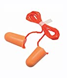 3M 1110 Corded Foam, Noise Reduction Ear Plugs (Pack Of 10),orange